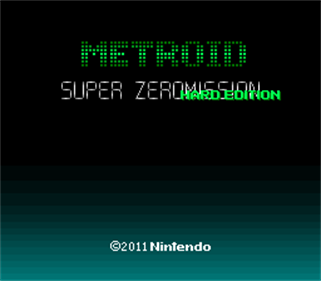 Metroid Super Zero Mission - Screenshot - Game Title Image
