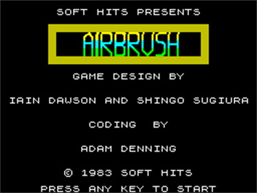 Airbrush - Screenshot - Game Title Image