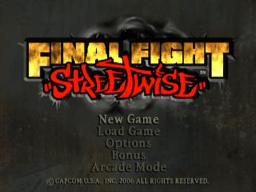 Final Fight: Streetwise - Screenshot - Game Select Image