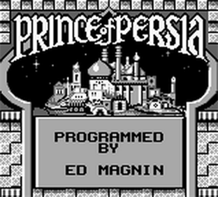 Prince of Persia - Screenshot - Game Title Image