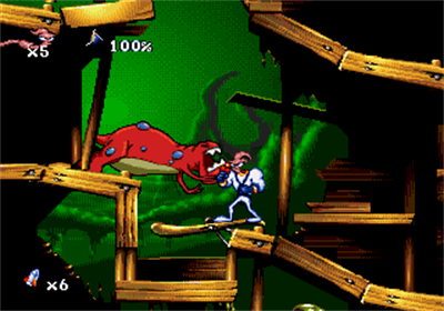 Earthworm Jim: Special Edition - Screenshot - Gameplay Image