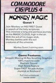 Monkey Magic - Box - Back Image
