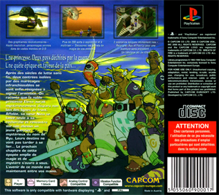 Breath of Fire IV - Box - Back Image