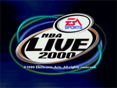 NBA Live 2000 - Screenshot - Game Title Image