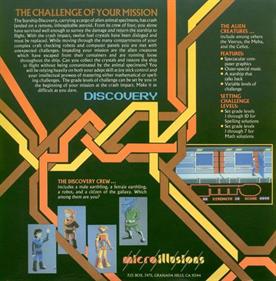 Discovery (MicroIllusions) - Box - Back Image