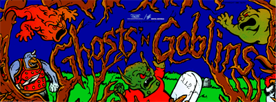 Ghosts'n Goblins - Arcade - Marquee Image