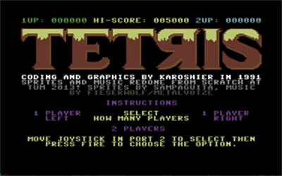 Tetris Dacapo - Screenshot - Game Title Image