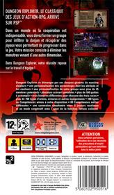 Dungeon Explorer: Warriors of Ancient Arts - Box - Back Image