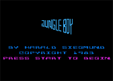 Jungle Boy - Screenshot - Game Title Image