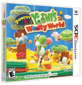 Poochy & Yoshi's Woolly World - Box - 3D Image