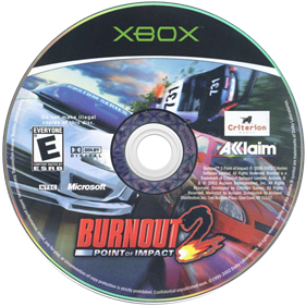 Burnout 2: Point of Impact: Developer's Cut - Disc Image