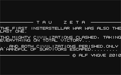 Tau Zeta - Screenshot - Game Title Image