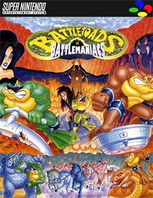 Battletoads in Battlemaniacs - Fanart - Box - Front Image