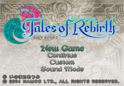 Tales of Rebirth - Screenshot - Game Title Image