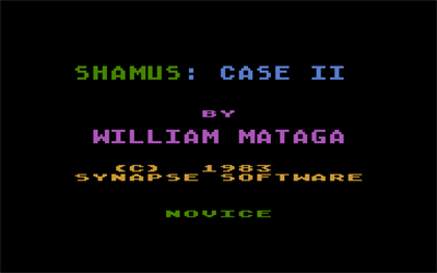 Shamus: Case II - Screenshot - Game Title Image