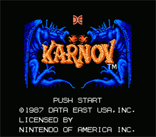 Karnov - Screenshot - Game Title Image