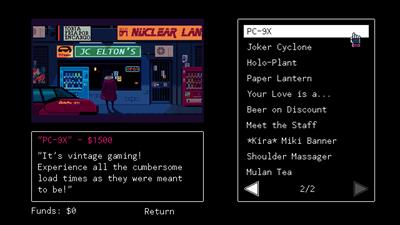 VA-11 Hall-A: Cyberpunk Bartender Action - Screenshot - Gameplay Image