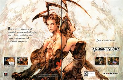 Vagrant Story - Advertisement Flyer - Front Image