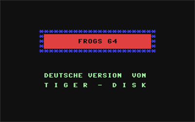 Frogs 64 - Screenshot - Game Title Image