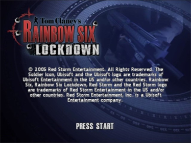 Tom Clancy's Rainbow Six: Lockdown - Screenshot - Game Title Image