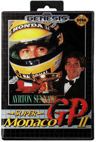 Ayrton Senna's Super Monaco GP II - Box - Front - Reconstructed Image