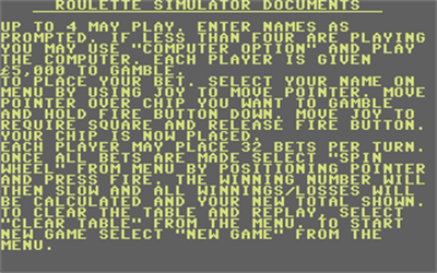 Roulette Simulator - Screenshot - Gameplay Image