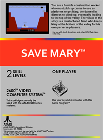 Save Mary - Box - Back Image