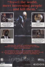 Hitman 2: Silent Assassin - Box - Back Image