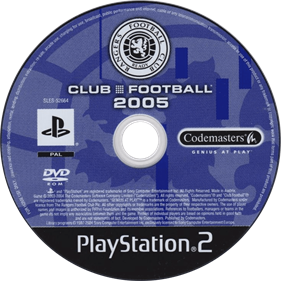 Club Football 2005: Rangers FC - Disc Image