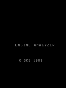 Engine Analyzer - Screenshot - Game Title Image