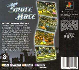 Miracle Space Race - Box - Back Image