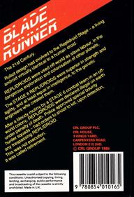 Blade Runner - Box - Back Image