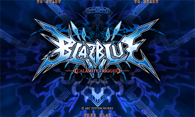 BlazBlue: Calamity Trigger - Screenshot - Game Title Image