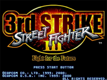 Street Fighter III: 3rd Strike - Screenshot - Game Title Image