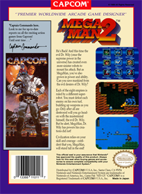 Mega Man 2 - Box - Back Image