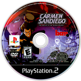 Carmen Sandiego: The Secret of the Stolen Drums - Disc Image