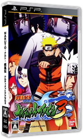 Naruto Shippuden: Ultimate Ninja Heroes 3 - Box - 3D Image