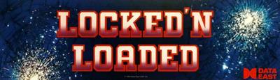 Locked 'n Loaded - Arcade - Marquee Image