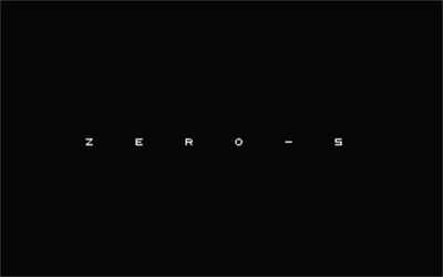 Zero-5 - Screenshot - Game Title Image