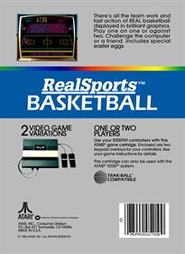 RealSports Basketball - Box - Back Image