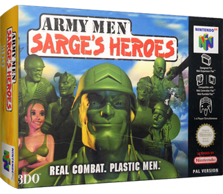 Army Men: Sarge's Heroes - Box - 3D Image