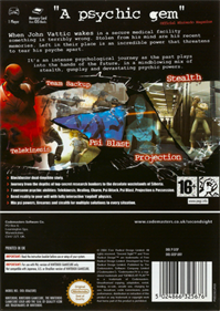 Second Sight - Box - Back Image