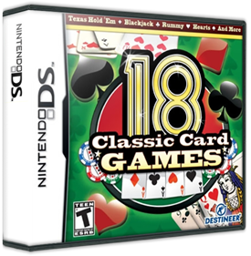18 Classic Card Games - Box - 3D Image