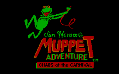 Jim Henson's Muppet Adventure No. 1: "Chaos at the Carnival" - Screenshot - Game Title Image