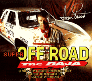 Super Off Road: The Baja - Screenshot - Game Title Image