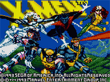 X-Men - Screenshot - Game Title Image