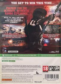 Rambo: The Video Game - Box - Back Image