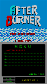 After Burner (Mega-Tech) - Screenshot - Game Title Image