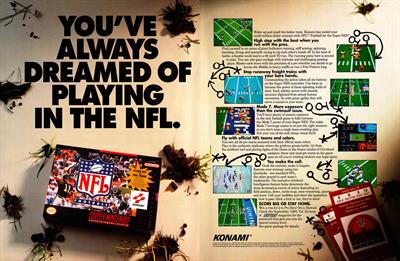 NFL Football - Advertisement Flyer - Front Image