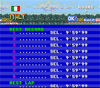 F1 ROC: Race of Champions - Screenshot - High Scores Image